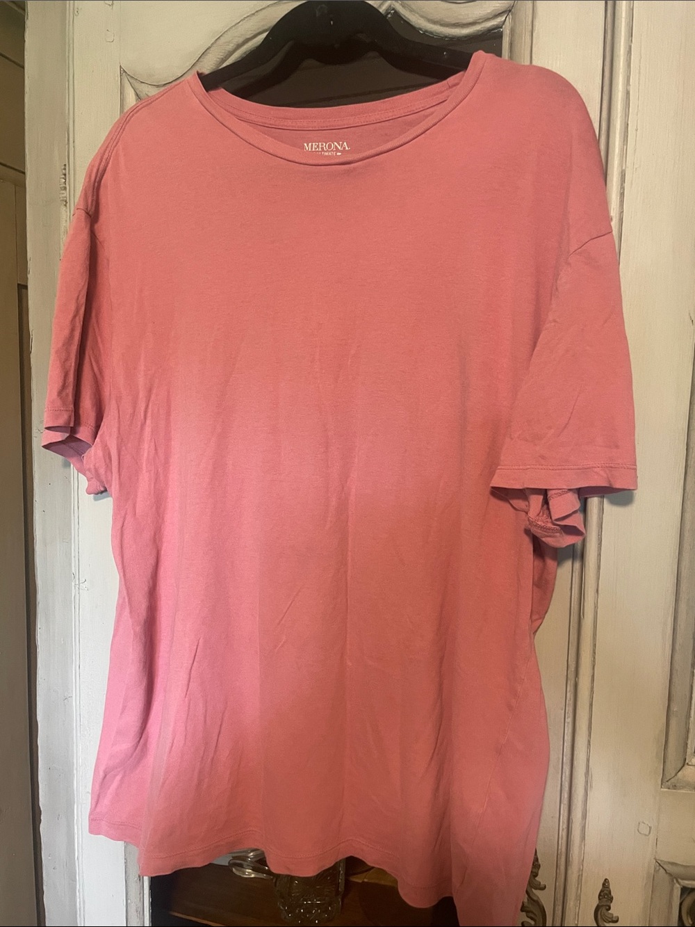 Merona Men’s Coral-Pink Short Sleeve Crew Neck Tee